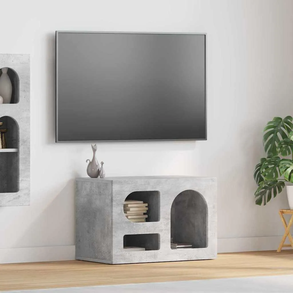 Maison Exclusive Mobile TV Grigio Cemento - Ordine in Soggiorno