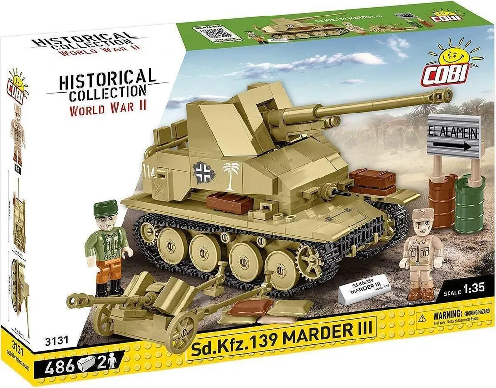 Cobi 3131 Marder III char de combat pour diorama militaire historique