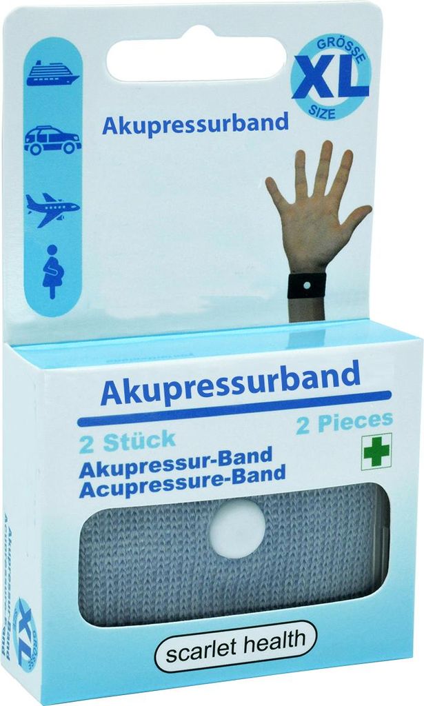 scarlet health | Akupressurband »Sea«, 1 Paar elastische Produktbild 
