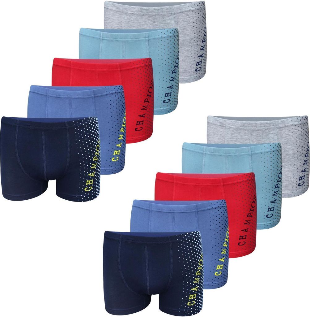 10 Jungen Boxershorts Baumwolle Unterhose Unterwäsche Produktbild 