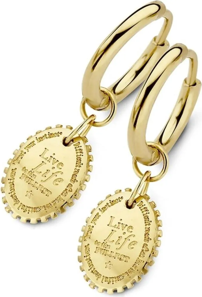 Idee Regalo Donna: Orecchini CO88 Collection 8CE-70354 Oro in Acciaio