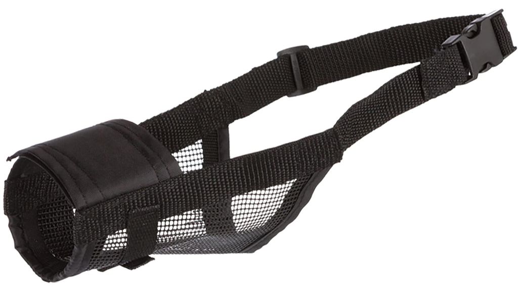 Museruola Trixie con inserto in rete nero L-XL Immagine del prodotto 