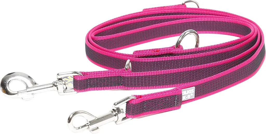 Laisse Anti-Dérapante Rose K9 2,2m : Contrôle Total pour Chien de 50kg