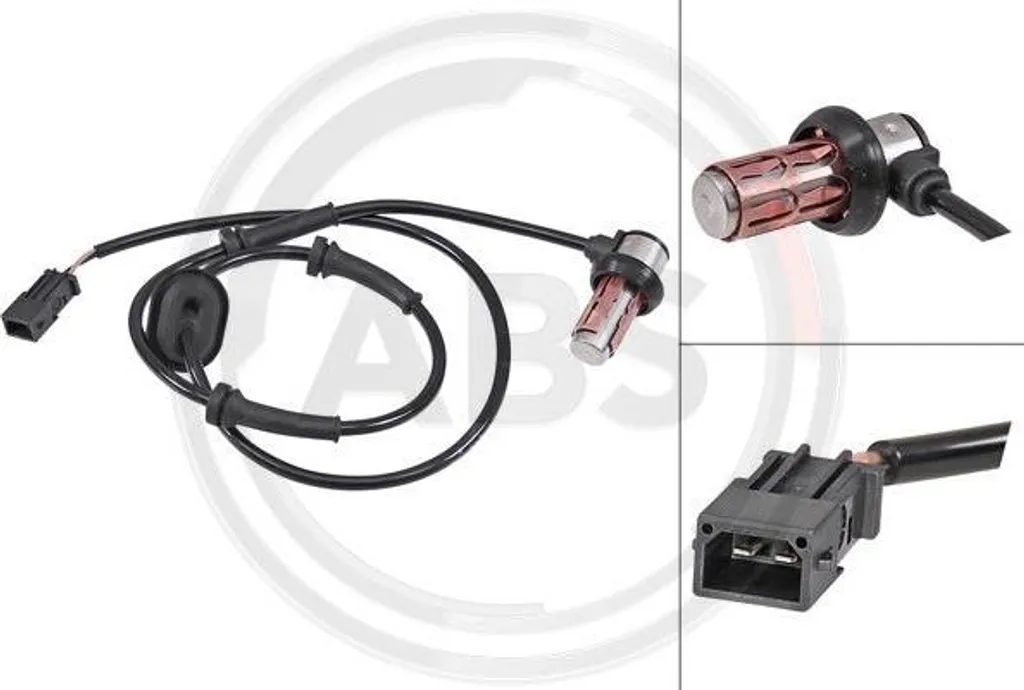 Sensore Velocità Ruota A.B.S. 30186 - Compatibile Audi A4 8D2 8D5