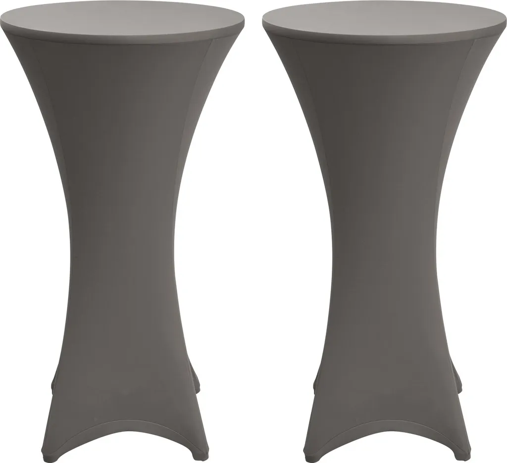 Beautissu Stella Set 2 Copritavoli Elasticizzati Ø 80 cm - Eleganza Bar