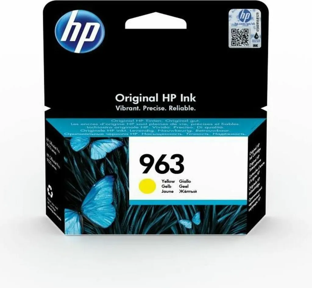 Cartuccia HP 963 Giallo Originale: Stampa Sicura e Sostenibile