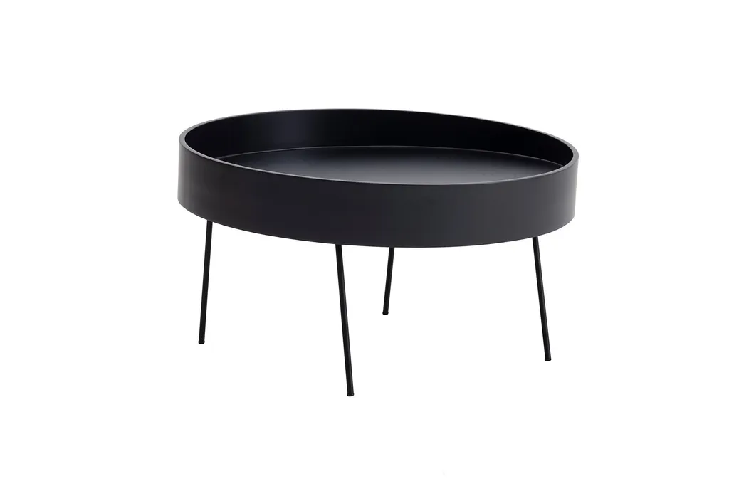 Skye Decor Ilo Table Basse Anthracite 100% MDF Design Carré 80x80x47 cm