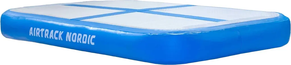 AirTrack Nordic AirBoard Bleu - Tapis de Gymnastique Gonflable Premium
