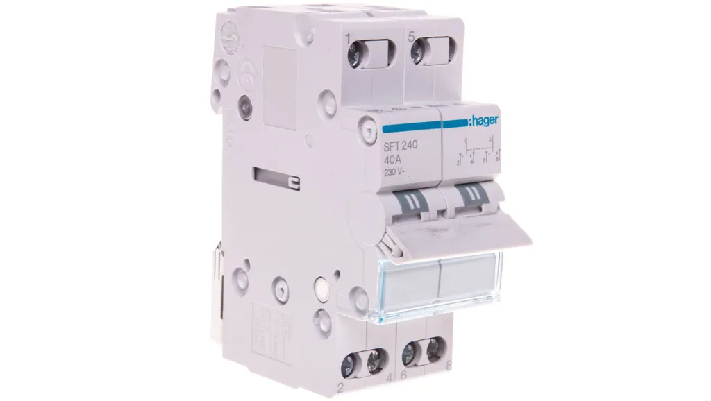 Interrupteur de Transfert 40A SFT240 pour Groupe Électrogène 2 Pôles