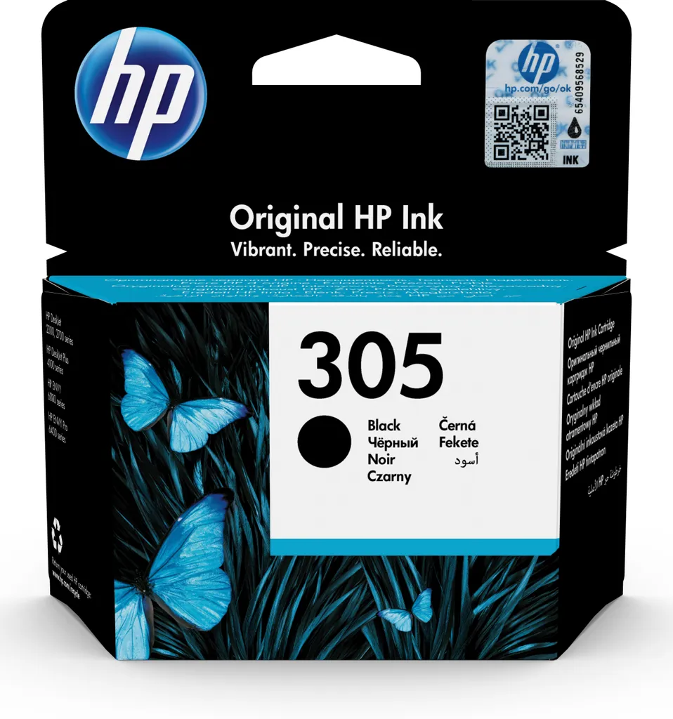Cartuccia HP 305 Nero Originale 3YM61AE - Inchiostro per Stampanti HP