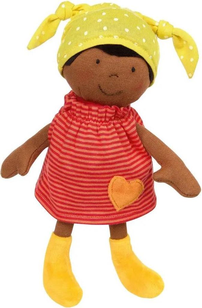sigikid Brenda Bilipup Puppe, Stoffpuppe, Kuschelpuppe, Kinder Spielzeug, Rot , 39650