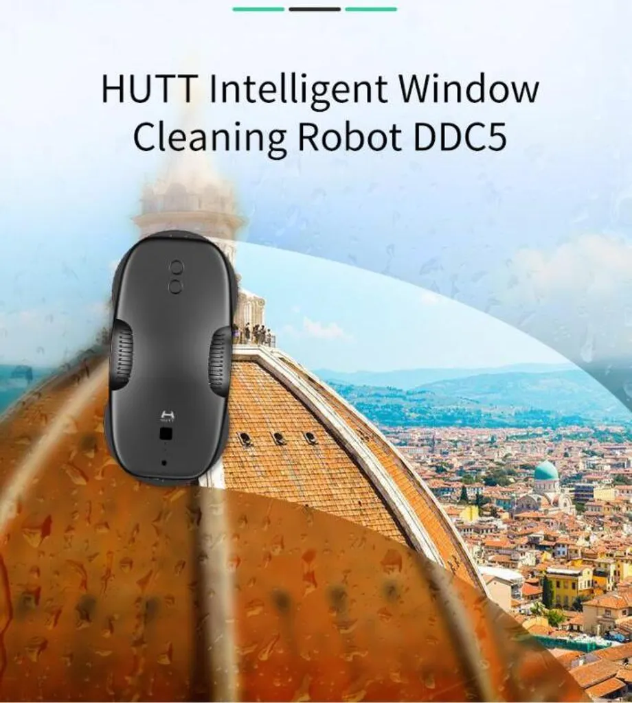 Fini les Traces sur vos Vitres avec le Robot Hutt DDC5 Smart Noir Pro - 4