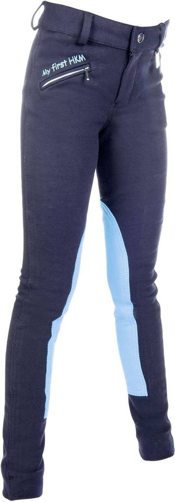 HKM Reithose My first HKM DUNKELBLAU/TÜRKIS, Gr. 128 Produktbild 