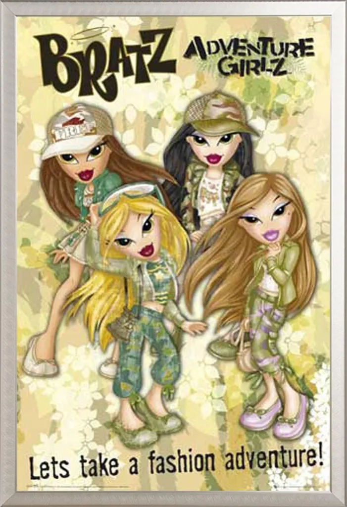 Set Poster Bratz Fashion Adventure con Cornice Shinsuke Alluminio