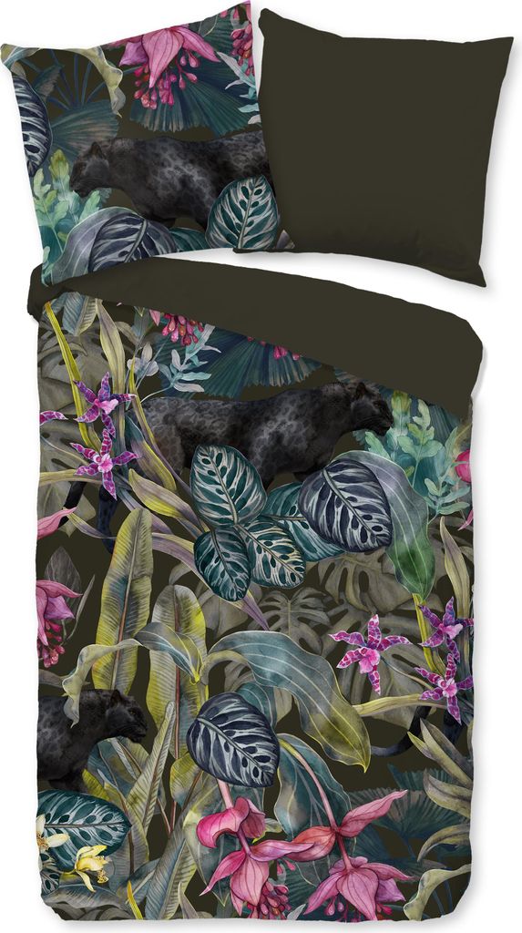 Duvet cover Pure 135x200 + 1* 80x80 cm - leaves / jungle