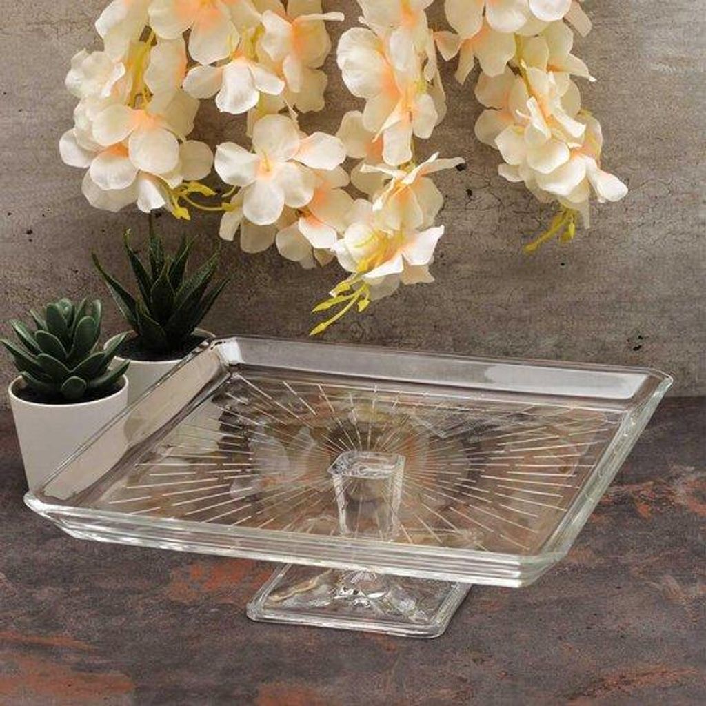 Pasabahce - Servierbrett - Madlen - elegantes Design - Glas Produktbild 