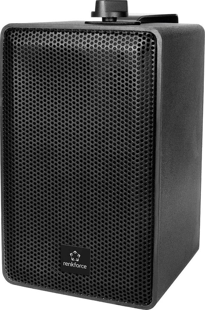 Renkforce RL100W BK Boekenplankluidspreker, zwart, 100 W, Productafbeelding 