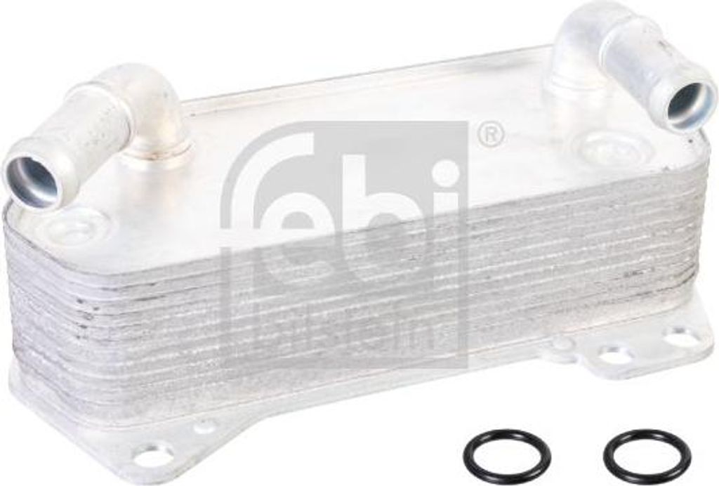FEBI BILSTEIN 108949 Motorölkühler OE 02E409061DS kompatibel mit A1 GB, A3 8V, Q2, Q3, TT, Alhambra, Ateca, Leon, Tarraco, Kodiaq, 5er E61, Pick-...