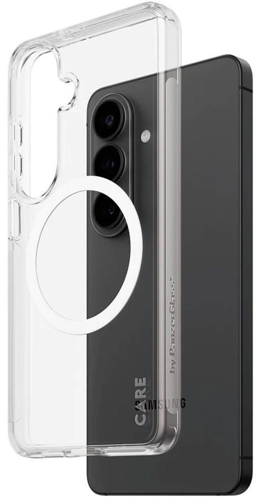PanzerGlass CARE by Urban Explorer Case Transparent m. Weiss Qi Samsung Galaxy S26, Cover, Samsung, Samsung - Galaxy S26, Transparent