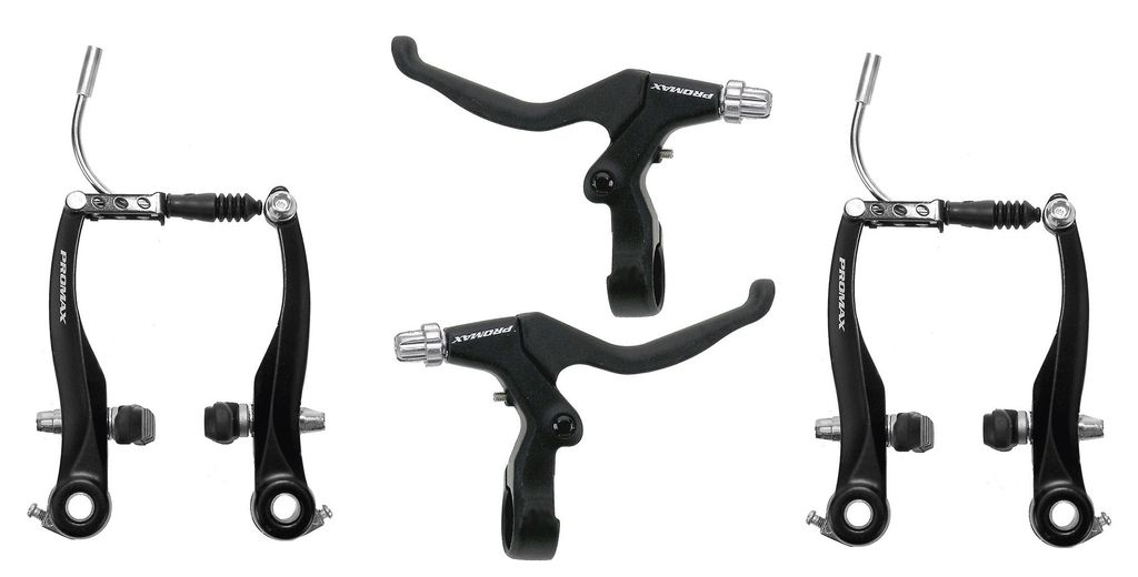 Promax V-Brake Bremsenset, schwarz, Aluminium, inklusive Produktbild 