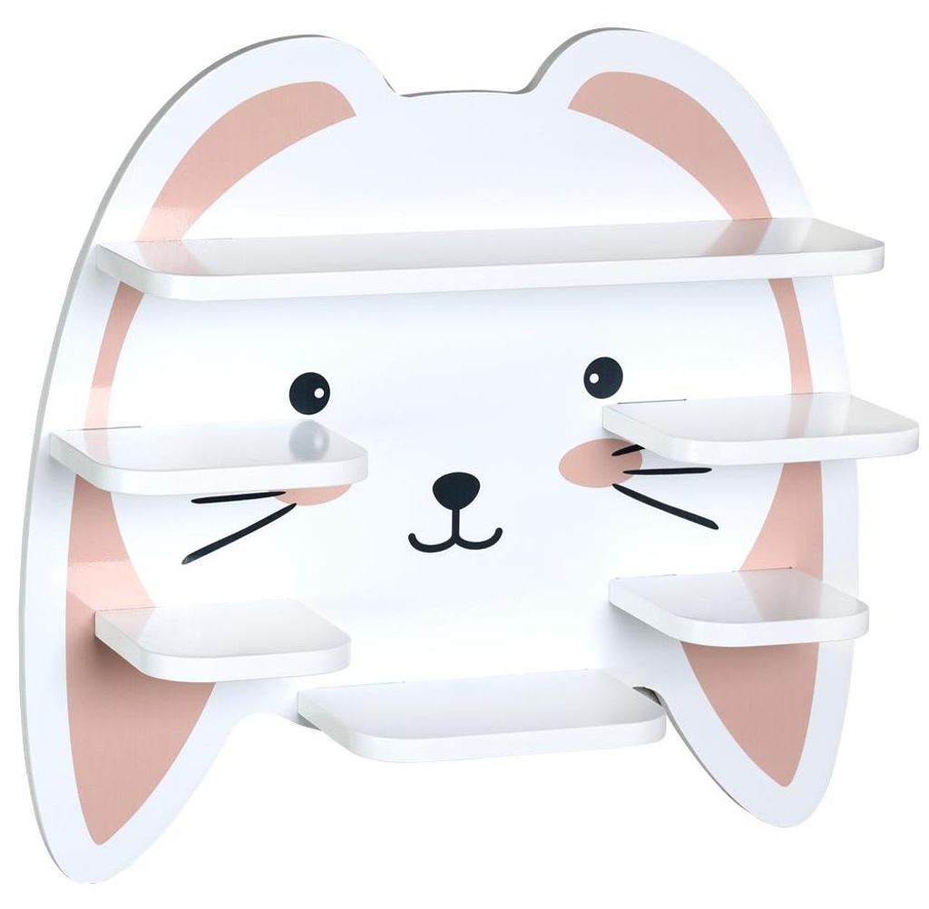 KESPER® Kinderregal Hase, Wandregal 45x12x42cm, passend für Produktbild 