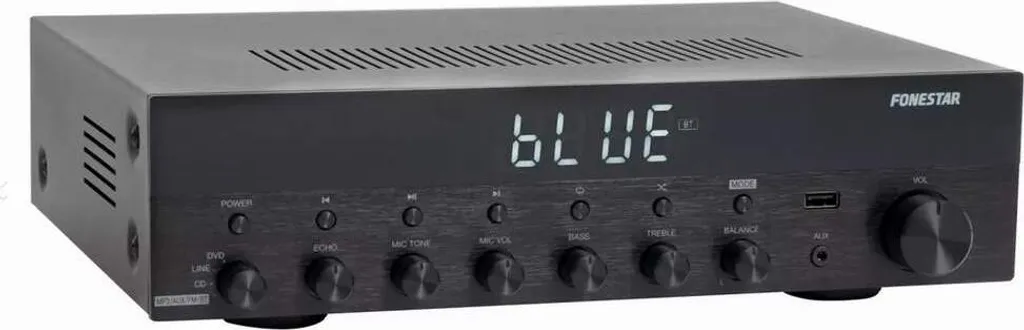 Amplificateur Fonestar AS1515 2.0 Canaux 30W avec Bornes Fiche Banane
