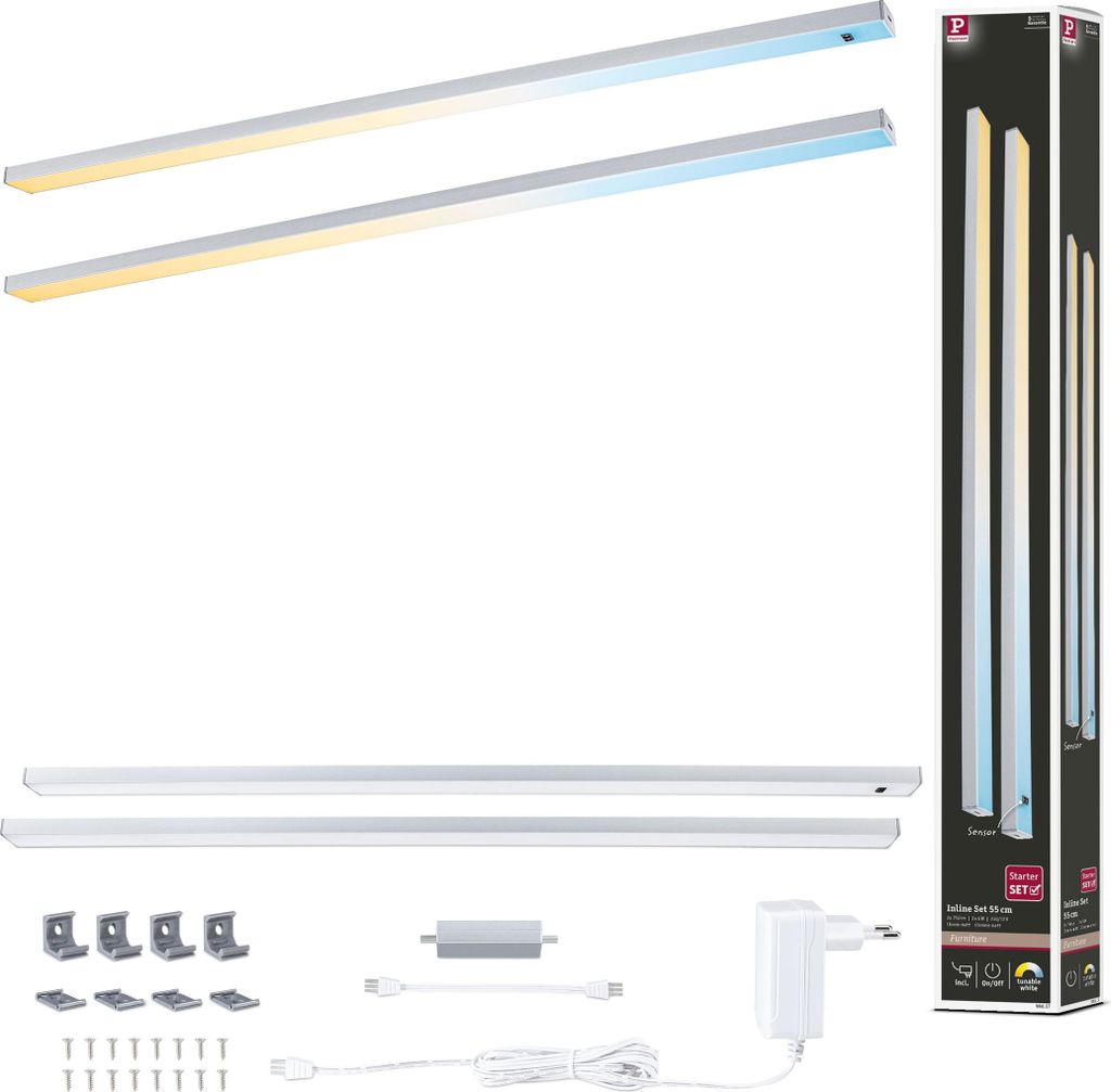 Paulmann LED Unterschrankleuchte Inline Starterset