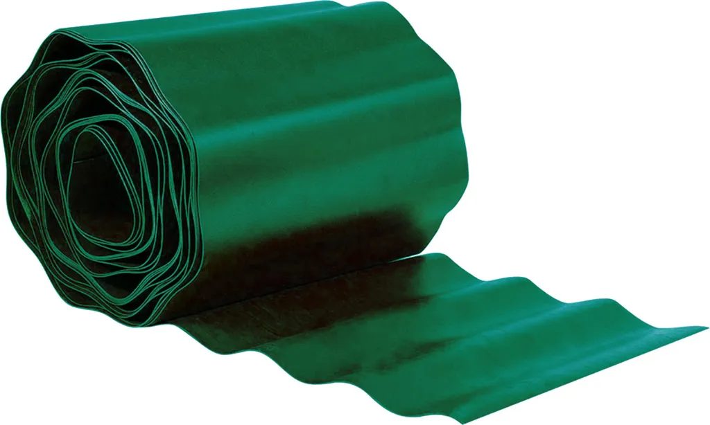 GARDENIX WaveBorder 9m x 20cm Verde | Bordura Prato in Plastica Flessibile