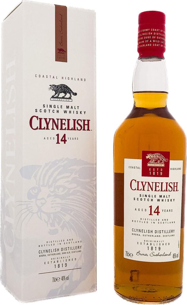 Clynelish 14 Years + Box 700ml 46% Vol. Produktbild 