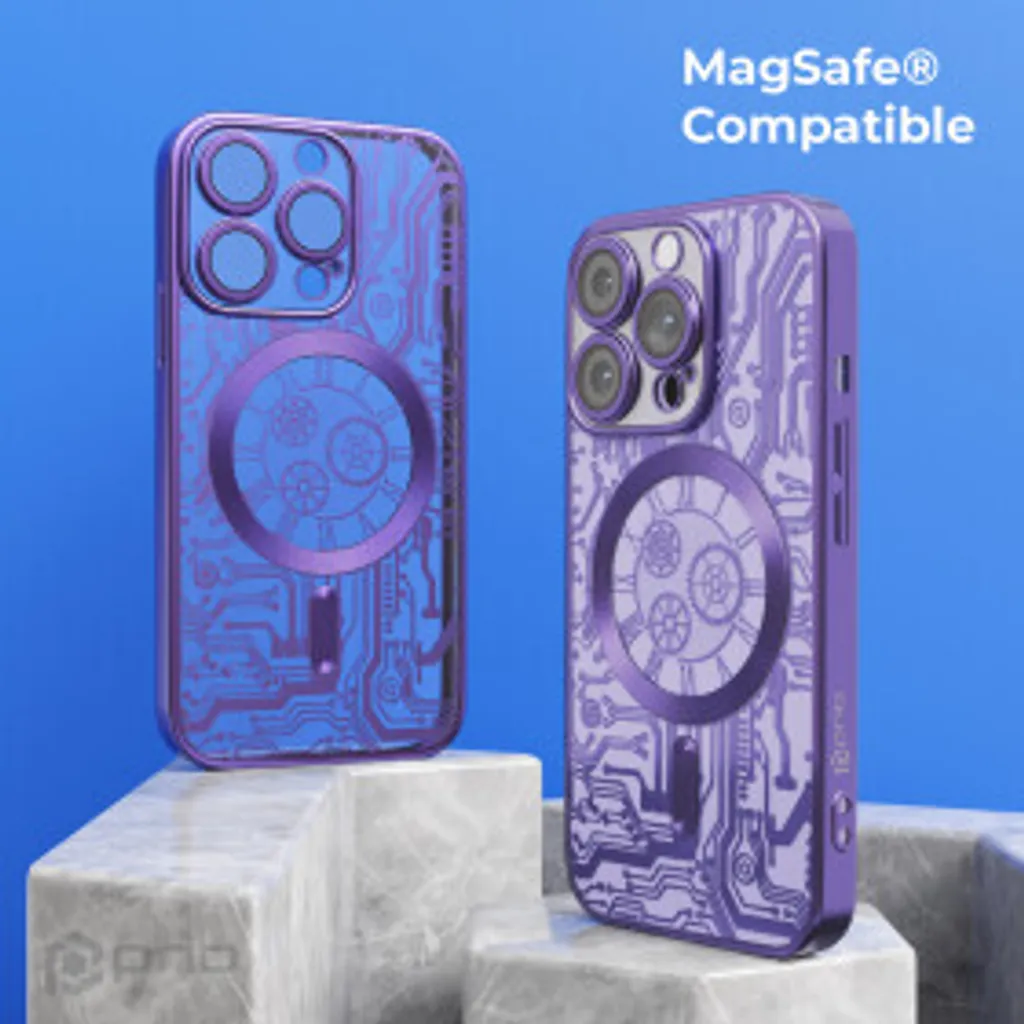 Custodia Elegante Viola iPhone 16 Pro Max MagSafe prio - Look Glamour