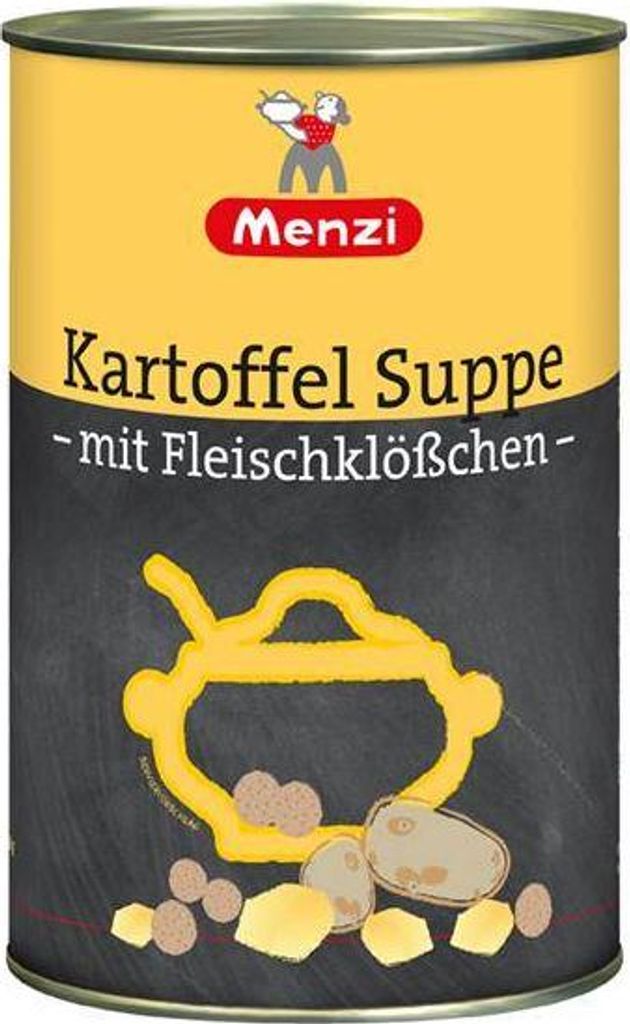 Menzi Kartoffel Suppe 4200 G  mit Fleischklößchen Produktbild 