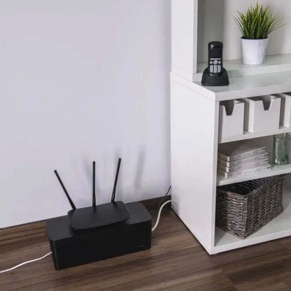 Hama Kabelbox Maxi, für Steckdosenleiste, 40,0 x 15.6 x Image du produit 
