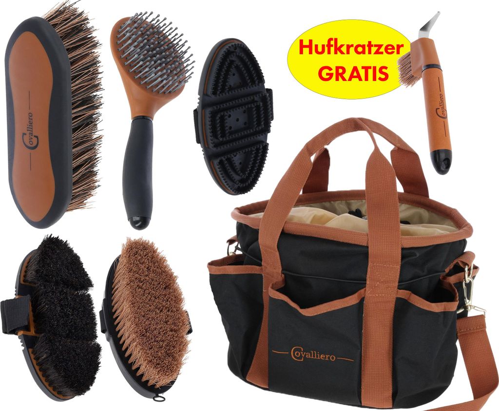 Covalliero Premium-Pflegeset + gratis Hufkratzer Produktbild 