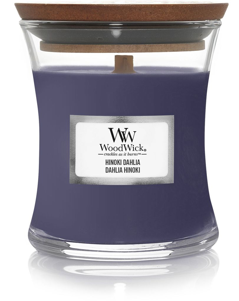 WoodWick Hinoki Dahlia bougie en cire Cylindre Fruité Image du produit 