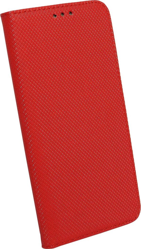 Elegante Buch-Tasche Hülle Smart Magnet kompatibel mit MOTOROLA MOTO G31 Leder Optik Wallet Book-Style Cover Schale in Rot