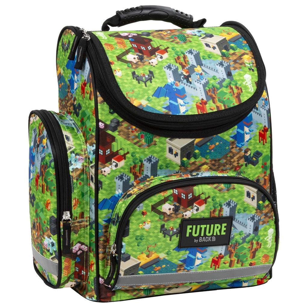 PIXEL GAME MINECRAFT Schulranzen Rucksack Ranzen Produktbild 