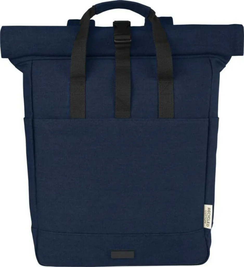 Zaino per computer portatili "Joey", roll top, tela, 15l PF4125 (taglia unica) (blu navy)