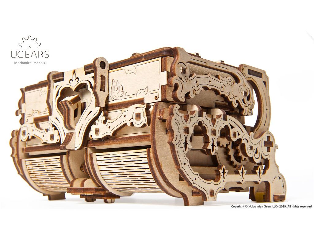 UGears Antique Box, 185 szt., 8 lat(a) Zdjęcie produktu 