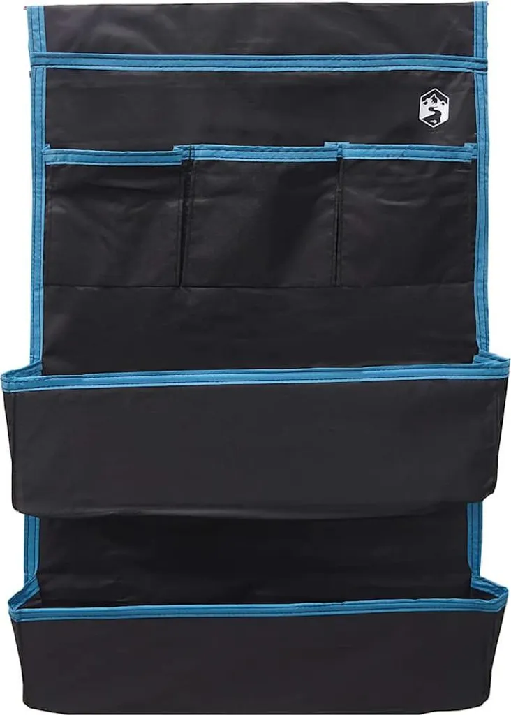 Sac de rangement Oxford noir 66 x 40 cm avec compartiments internes