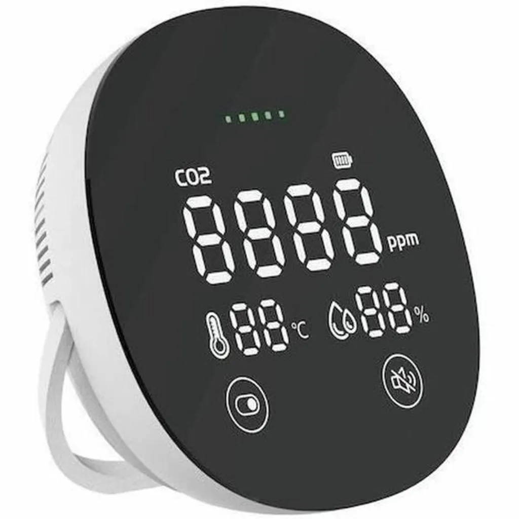 Détecteur de CO2 Chacon moniteur de qualité de l'air intérieur avec écran