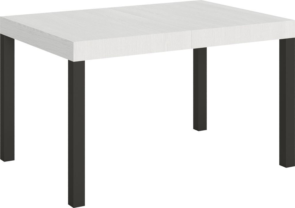 ITAMOBY - Ausziehtisch 130/390x90 cm Everyday Esche weiß Tischbeine Anthrazit