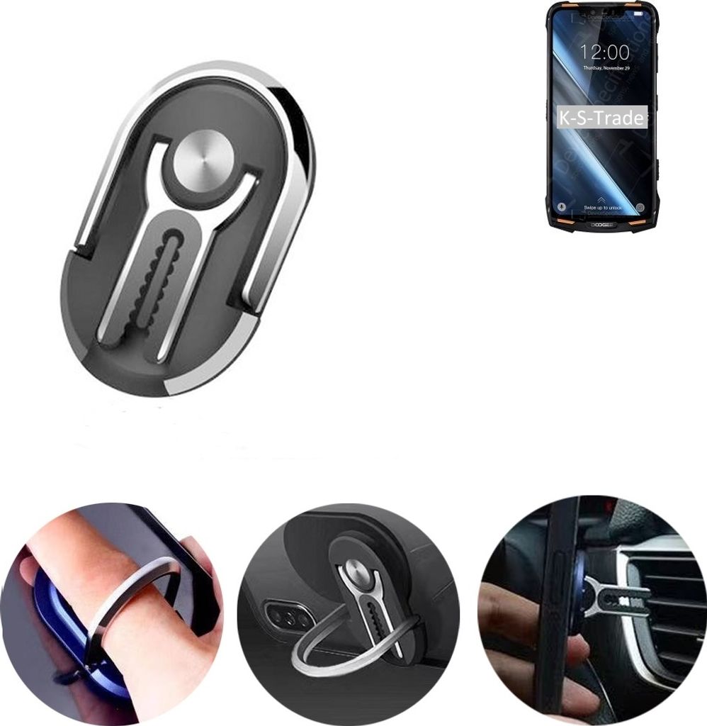 K-S-Trade 3in1 Smartphone-Ring Handy-Ring kompatibel mit Produktbild 