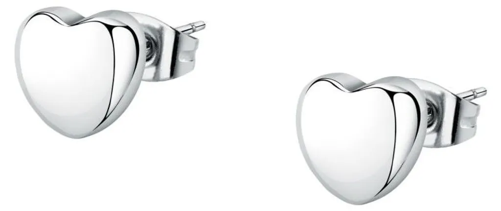 Boucles d'oreilles hypoallergéniques en acier Hearts LPS01AYQ116 confort