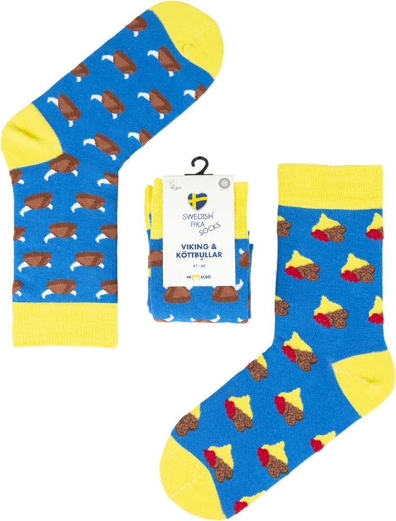 Swedish Fika Socks - Wickinger und Köttbullar | Kaufland.de