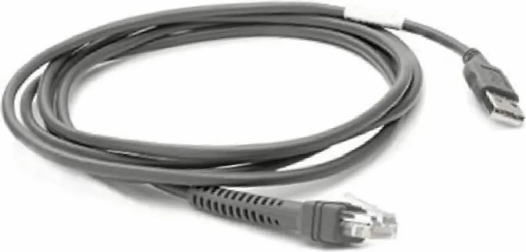 Zebra CBA-U21-S07ZBR Cavo USB 2,1m Grigio - Compatibile Serie DS/LS