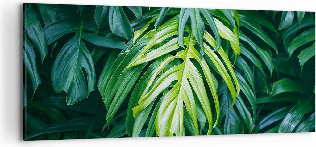 Bild auf Leinwand - Leinwandbild - Blume Natur - 100x40cm - Wand Bild - Wanddeko - Wandbilder - Leinwanddruck - Bilder - Kunstdruck - Wanddekoratio...