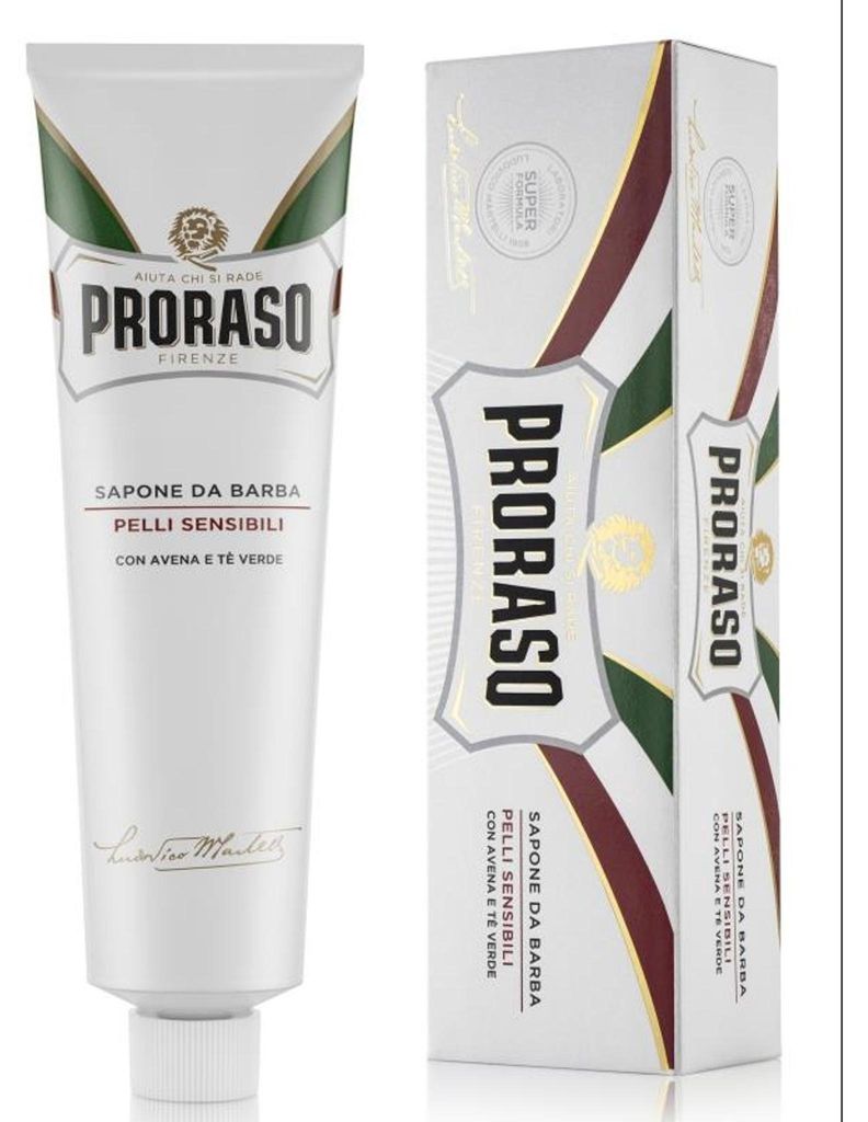 Crème à raser Crema Barba Tubo Bianca Pelli Sensibili 150 Image du produit 