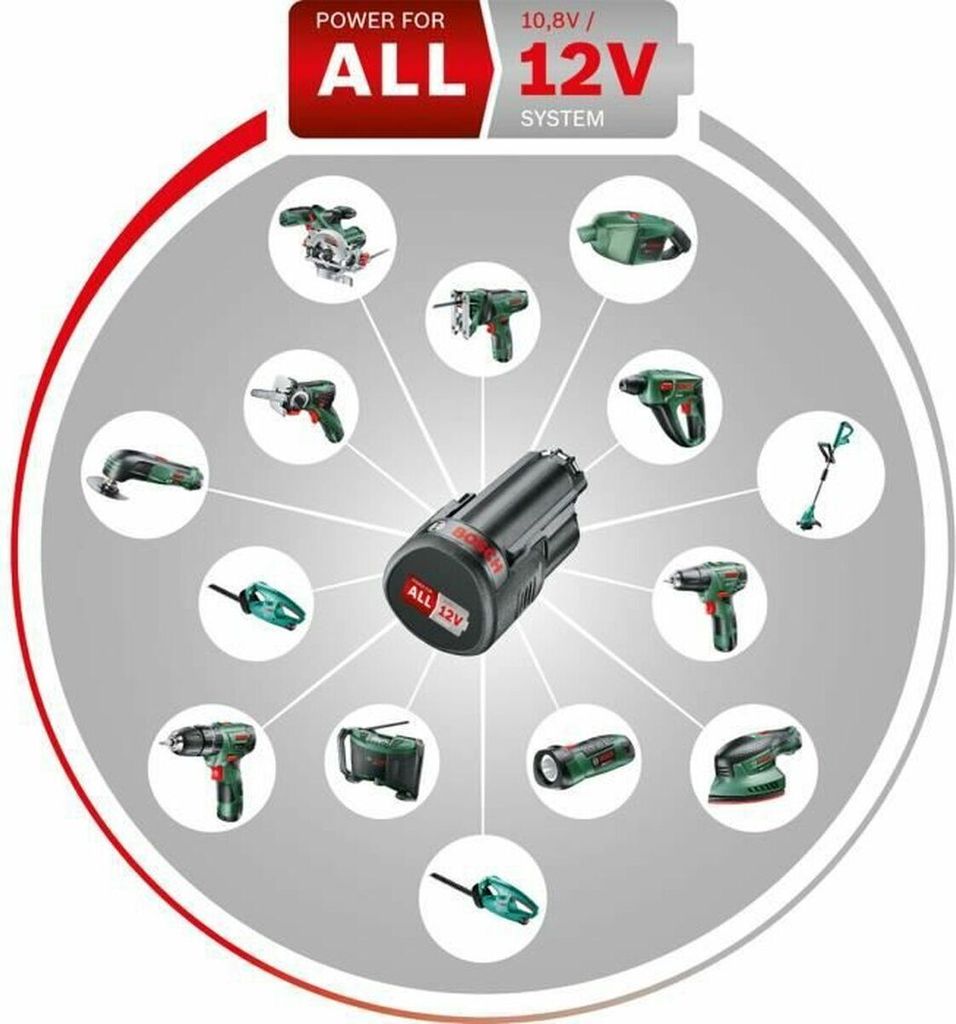 Bosch UniversalCirc 12 8,5 cm Schwarz, Grün 1400 RPM Produktbild 7