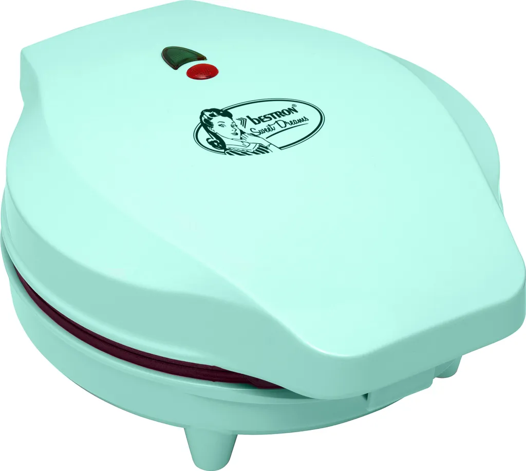 Bestron Piastra Waffle 700W Menta | Cottura Uniforme e Antiaderente - 2