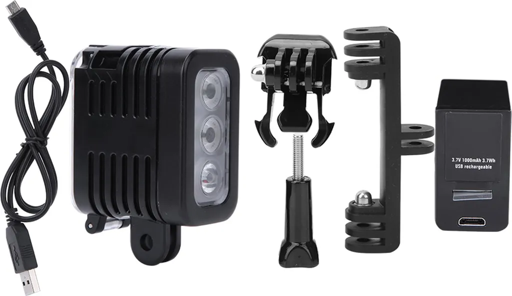 Éclairage de plongée LED et lumière de remplissage pour caméra d'action